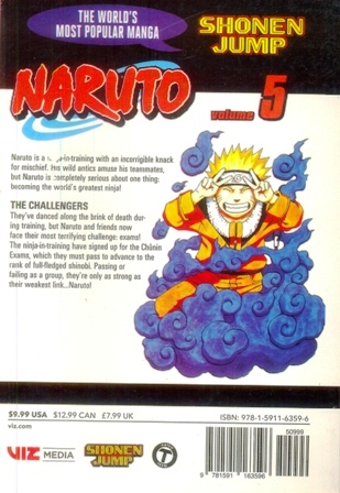 Naruto Vol 5 - Naruto Vol 5 - Masashi Kishimoto - Ages 9-12 - Comics 