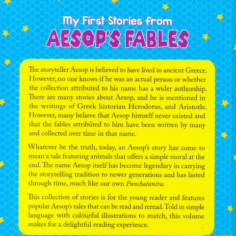 My First Stories From Aesop S Fables My First Stories From Aesop S