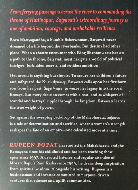 Satyavati  Back Cover